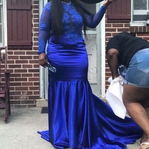 High school prom dress